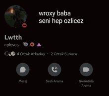 a screenshot of a person 's profile that says lwth