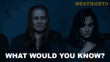 What Would You Know Franky Doyle GIF - What Would You Know Franky Doyle Wentworth GIFs