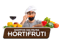 Shopping Das Frutas Sticker