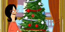 bobsburgers lindabelcher christmas day after halloween christmas tree