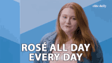 Rose All Day Every Day Drink GIF - Rose All Day Every Day Drink Day Drink GIFs
