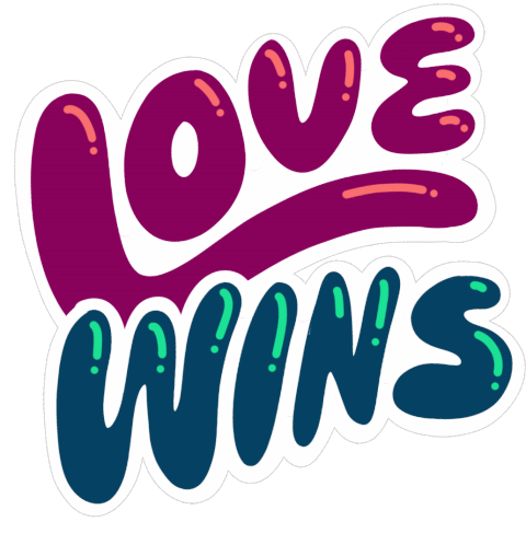Love Wins Love Sticker - Love Wins Love Fear Stickers