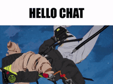 Shiro Hello Chat GIF - Shiro Hello Chat Falling GIFs