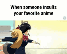 Anime Insult GIF