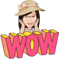 Wow Animated Sticker - Wow Animated Girl Stickers
