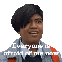 Everyone Is Afraid Of Me Now Ritche Perez Sticker - Everyone Is Afraid Of Me Now Ritche Perez Ritchie Stickers