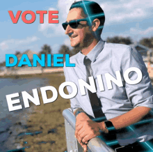 Daniel Endonino Vote GIF - Daniel Endonino Vote Sunglasses GIFs