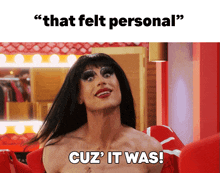 That Was Personal Cuz It Was Amanda Tori Meeting GIF - That Was Personal Cuz It Was Amanda Tori Meeting Rupaul’s Drag Race GIFs