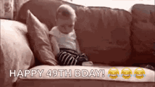 Baby Falling Over GIF - Baby Falling Over Happy Birthday GIFs