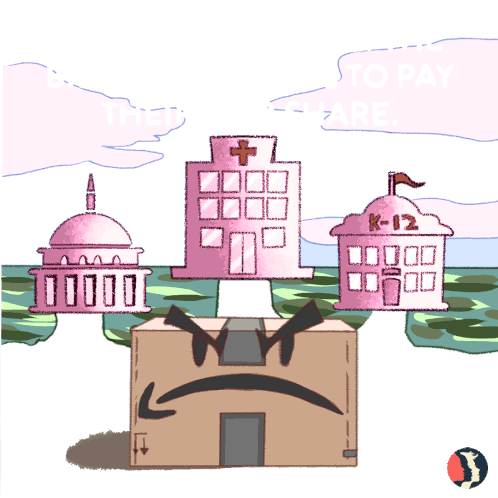 Its Prime Time For The Billionaire Boys To Pay Their Fair Share Amazon Sticker - Its Prime Time For The Billionaire Boys To Pay Their Fair Share Amazon Cash Stickers
