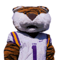 Mike The Tiger Lsu Sticker - Mike The Tiger Lsu Blow Kisses Stickers