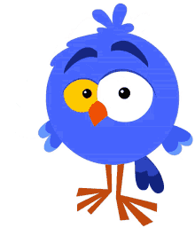 bluebird thumbs up ok like cute bird