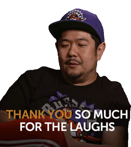 Thank You So Much For The Laughs Eric Bauza Sticker - Thank You So Much For The Laughs Eric Bauza Stay Tooned Stickers