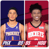 Phoenix Suns (89) Vs. Houston Rockets (95) Third-fourth Period Break GIF