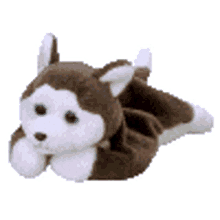 stuffed toy cute fluffy baby wagging tail