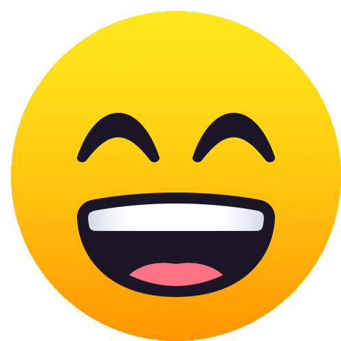 Grinning Face With Smiling Eyes People Sticker - Grinning Face With Smiling Eyes People Joypixels Stickers