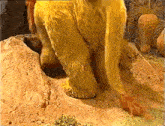 Magic Mountain Lion GIF - Magic Mountain Lion Dig GIFs