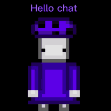 Hello Chat Mushroom GIF - Hello Chat Mushroom Pixel GIFs