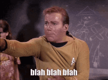 Star Trek Star Trek Tos GIF - Star Trek Star Trek Tos Blah Blah Blah GIFs