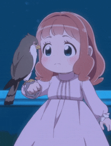 Happy Bird GIF - Happy Bird Girl With Bird GIFs