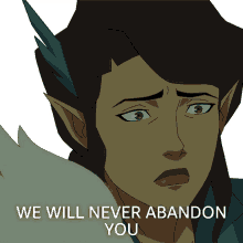 we will never abandon you vexahlia the legend of vox machina we will stay with you we wont leave you