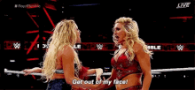 Charlotte Flair Wwe GIF - Charlotte Flair Wwe Get Out Of Here GIFs