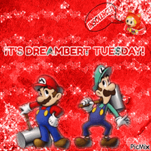 Mario Mario & Luigi Dream Team GIF - Mario Mario & Luigi Dream Team Dreambert GIFs