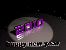Happy New Year 2010 Caper GIF