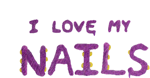 I Love My Nails Nail Polish Sticker - I Love My Nails I Love My Nails Stickers
