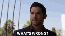 Whats Wrong Lucifer Morningstar GIF - Whats Wrong Lucifer Morningstar Tom Ellis GIFs