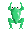 Frog Pixel Art Sticker - Frog Pixel Art Stickers