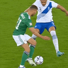 Playing Soccer Dale Taylor GIF - Playing Soccer Dale Taylor Northern Ireland GIFs