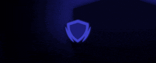 a blue object is glowing in the dark and looks like a butterfly