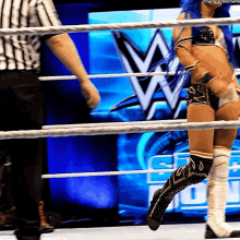 Sasha Banks Double Knees GIF - Sasha Banks Double Knees Nikki Cross GIFs