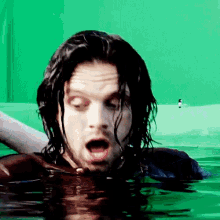 Sebastian Stan Underwater GIF