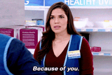 Superstore Amy Sosa GIF - Superstore Amy Sosa Because Of You GIFs