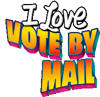 I Love Vote By Mail Cactus Sticker - I Love Vote By Mail Cactus Arizona Vote Stickers