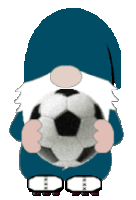 Gnome Soccer Sticker - Gnome Soccer Stickers