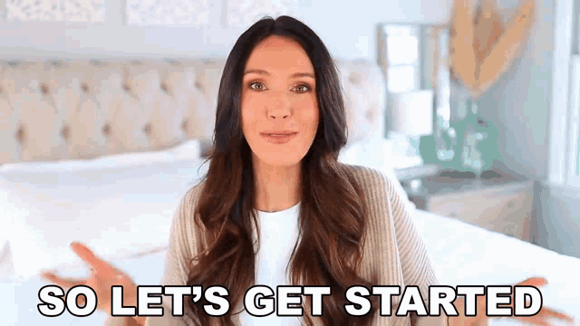 So Lets Get Started Shea Whitney GIF - So Lets Get Started Shea