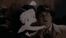 Betty Boop And Eddie Valiant Closing Mouth GIF - Betty Boop And Eddie Valiant Closing Mouth Mouth Open GIFs