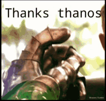 Thanks Thanos GIF - Thanks Thanos Thanos Snap GIFs