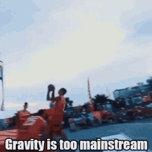 Gravity Is Too Mainstream GIF - Slamdunk Basketball Gravity Is Too Mainstream GIFs