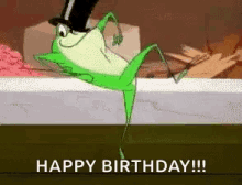 Happy Birthday Frog GIF - Happy Birthday Frog Dance GIFs