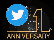 twitter first anniversary hbd party