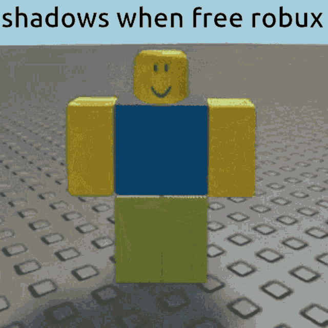 Free Robux Roblox GIF - Free Robux Roblox Roblox Meme - Discover