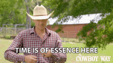 Time Is Of Essence Here Cody Harris GIF - Time Is Of Essence Here Cody Harris The Cowboy Way GIFs