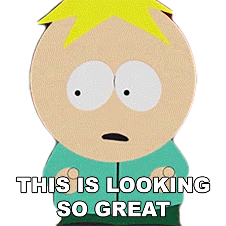This Is Looking So Great Butters Sticker - This Is Looking So Great Butters South Park Stickers