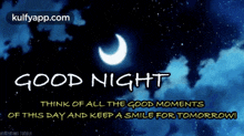 Good Night.Gif GIF - Good Night Good Night Quotes Moon GIFs