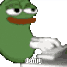 doing chatting pepe twitch emote