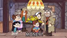 Gravity Falls Grunkle Stan GIF - Gravity Falls Grunkle Stan Money GIFs